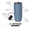 image:imageSimple Modern Travel Coffee Mug Tumbler with Flip Lid  Reusable Insulated Stainless Steel Cold Brew Iced Coffee Cup Thermos  Gifts for Women Men Him Her  Voyager Collection  16oz  Midnight Black  with Flip Lid Reusable Insulated Cold Brew Iced Coffee Cup ThermosBlue Dune