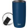 image:imageSimple Modern Travel Coffee Mug Tumbler with Flip Lid  Reusable Insulated Stainless Steel Cold Brew Iced Coffee Cup Thermos  Gifts for Women Men Him Her  Voyager Collection  16oz  Midnight Black  with Flip Lid Reusable Insulated Cold Brew Iced Coffee Cup ThermosSlumberland