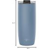 image:imageSimple Modern Travel Coffee Mug Tumbler with Flip Lid  Reusable Insulated Stainless Steel Cold Brew Iced Coffee Cup Thermos  Gifts for Women Men Him Her  Voyager Collection  16oz  Midnight Black  with Flip Lid Reusable Insulated Cold Brew Iced Coffee Cup ThermosBlue Dune