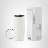 image:imageSimple Modern Travel Coffee Mug Tumbler with Flip Lid  Reusable Insulated Stainless Steel Cold Brew Iced Coffee Cup Thermos  Gifts for Women Men Him Her  Voyager Collection  16oz  Midnight Black  with Flip Lid Reusable Insulated Cold Brew Iced Coffee Cup ThermosPattern Cream Leopard