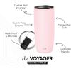 image:imageSimple Modern Travel Coffee Mug Tumbler with Flip Lid  Reusable Insulated Stainless Steel Cold Brew Iced Coffee Cup Thermos  Gifts for Women Men Him Her  Voyager Collection  16oz  Midnight Black  with Flip Lid Reusable Insulated Cold Brew Iced Coffee Cup ThermosBlush