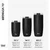 image:imageSimple Modern Travel Coffee Mug Tumbler with Flip Lid  Reusable Insulated Stainless Steel Cold Brew Iced Coffee Cup Thermos  Gifts for Women Men Him Her  Voyager Collection  16oz  Midnight Black  with Flip Lid Reusable Insulated Cold Brew Iced Coffee Cup ThermosSea Glass Sage