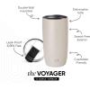 image:imageSimple Modern Travel Coffee Mug Tumbler with Flip Lid  Reusable Insulated Stainless Steel Cold Brew Iced Coffee Cup Thermos  Gifts for Women Men Him Her  Voyager Collection  16oz  Midnight Black  with Flip Lid Reusable Insulated Cold Brew Iced Coffee Cup ThermosAlmond Birch