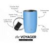 image:imageSimple Modern Travel Coffee Mug Tumbler with Flip Lid  Reusable Insulated Stainless Steel Cold Brew Iced Coffee Cup Thermos  Gifts for Women Men Him Her  Voyager Collection  16oz  Midnight Black  with Flip Lid Reusable Insulated Cold Brew Iced Coffee Cup ThermosSnow Day
