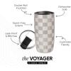 image:imageSimple Modern Travel Coffee Mug Tumbler with Flip Lid  Reusable Insulated Stainless Steel Cold Brew Iced Coffee Cup Thermos  Gifts for Women Men Him Her  Voyager Collection  16oz  Midnight Black  with Flip Lid Reusable Insulated Cold Brew Iced Coffee Cup ThermosPattern Checkmate