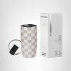image:imageSimple Modern Travel Coffee Mug Tumbler with Flip Lid  Reusable Insulated Stainless Steel Cold Brew Iced Coffee Cup Thermos  Gifts for Women Men Him Her  Voyager Collection  16oz  Midnight Black  with Flip Lid Reusable Insulated Cold Brew Iced Coffee Cup ThermosPattern Checkmate
