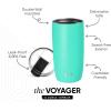 image:imageSimple Modern Travel Coffee Mug Tumbler with Flip Lid  Reusable Insulated Stainless Steel Cold Brew Iced Coffee Cup Thermos  Gifts for Women Men Him Her  Voyager Collection  16oz  Midnight Black  with Flip Lid Reusable Insulated Cold Brew Iced Coffee Cup ThermosTropical Wave