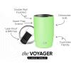 image:imageSimple Modern Travel Coffee Mug Tumbler with Flip Lid  Reusable Insulated Stainless Steel Cold Brew Iced Coffee Cup Thermos  Gifts for Women Men Him Her  Voyager Collection  16oz  Midnight Black  with Flip Lid Reusable Insulated Cold Brew Iced Coffee Cup ThermosBaja