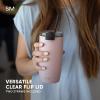 image:imageSimple Modern Travel Coffee Mug Tumbler with Flip Lid  Reusable Insulated Stainless Steel Cold Brew Iced Coffee Cup Thermos  Gifts for Women Men Him Her  Voyager Collection  16oz  Midnight Black  with Flip Lid Reusable Insulated Cold Brew Iced Coffee Cup ThermosWinter White