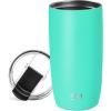 image:imageSimple Modern Travel Coffee Mug Tumbler with Flip Lid  Reusable Insulated Stainless Steel Cold Brew Iced Coffee Cup Thermos  Gifts for Women Men Him Her  Voyager Collection  16oz  Midnight Black  with Flip Lid Reusable Insulated Cold Brew Iced Coffee Cup ThermosTropical Wave