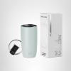 image:imageSimple Modern Travel Coffee Mug Tumbler with Flip Lid  Reusable Insulated Stainless Steel Cold Brew Iced Coffee Cup Thermos  Gifts for Women Men Him Her  Voyager Collection  16oz  Midnight Black  with Flip Lid Reusable Insulated Cold Brew Iced Coffee Cup ThermosSea Glass Sage