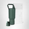 image:imageSimple Modern Trek Pivot  40oz Flip Straw Tumbler with Handle  Water Bottle amp Boot  Interchangeable Straw amp Chug Lids  Insulated Stainless Steel Jug  Gym Sports Outdoors  Sea Glass SageForest
