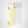 image:imageSimple Modern Trek Pivot  40oz Flip Straw Tumbler with Handle  Water Bottle amp Boot  Interchangeable Straw amp Chug Lids  Insulated Stainless Steel Jug  Gym Sports Outdoors  Sea Glass SageButtercup