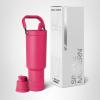 image:imageSimple Modern Trek Pivot  40oz Flip Straw Tumbler with Handle  Water Bottle amp Boot  Interchangeable Straw amp Chug Lids  Insulated Stainless Steel Jug  Gym Sports Outdoors  Sea Glass SageBerry Twist