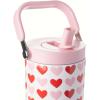 image:imageSimple Modern Trek Pivot  40oz Flip Straw Tumbler with Handle  Water Bottle amp Boot  Interchangeable Straw amp Chug Lids  Insulated Stainless Steel Jug  Gym Sports Outdoors  Sea Glass SageHearts on White