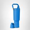 image:imageSimple Modern Trek Pivot  40oz Flip Straw Tumbler with Handle  Water Bottle amp Boot  Interchangeable Straw amp Chug Lids  Insulated Stainless Steel Jug  Gym Sports Outdoors  Sea Glass SageSupersonic Blue