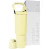 image:imageSimple Modern Trek Pivot  40oz Flip Straw Tumbler with Handle  Water Bottle amp Boot  Interchangeable Straw amp Chug Lids  Insulated Stainless Steel Jug  Gym Sports Outdoors  Sea Glass SageButtercup