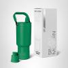 image:imageSimple Modern Trek Pivot  40oz Flip Straw Tumbler with Handle  Water Bottle amp Boot  Interchangeable Straw amp Chug Lids  Insulated Stainless Steel Jug  Gym Sports Outdoors  Sea Glass SageKelly Green