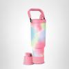 image:imageSimple Modern Trek Pivot  40oz Flip Straw Tumbler with Handle  Water Bottle amp Boot  Interchangeable Straw amp Chug Lids  Insulated Stainless Steel Jug  Gym Sports Outdoors  Sea Glass SageKaleidoscope