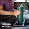 image:imageSimple Modern Trek Pivot  40oz Flip Straw Tumbler with Handle  Water Bottle amp Boot  Interchangeable Straw amp Chug Lids  Insulated Stainless Steel Jug  Gym Sports Outdoors  Sea Glass SagePattern Blush Tie Dye
