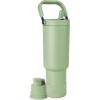 image:imageSimple Modern Trek Pivot  40oz Flip Straw Tumbler with Handle  Water Bottle amp Boot  Interchangeable Straw amp Chug Lids  Insulated Stainless Steel Jug  Gym Sports Outdoors  Sea Glass SageMeadow Mist