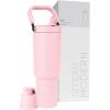 image:imageSimple Modern Trek Pivot  40oz Flip Straw Tumbler with Handle  Water Bottle amp Boot  Interchangeable Straw amp Chug Lids  Insulated Stainless Steel Jug  Gym Sports Outdoors  Sea Glass SageBlush