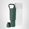 image:imageSimple Modern Trek Pivot  40oz Flip Straw Tumbler with Handle  Water Bottle amp Boot  Interchangeable Straw amp Chug Lids  Insulated Stainless Steel Jug  Gym Sports Outdoors  Sea Glass SageForest