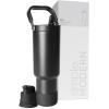 image:imageSimple Modern Trek Pivot  40oz Flip Straw Tumbler with Handle  Water Bottle amp Boot  Interchangeable Straw amp Chug Lids  Insulated Stainless Steel Jug  Gym Sports Outdoors  Sea Glass Sage Midnight Black