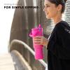 image:imageSimple Modern Trek Pivot  40oz Flip Straw Tumbler with Handle  Water Bottle amp Boot  Interchangeable Straw amp Chug Lids  Insulated Stainless Steel Jug  Gym Sports Outdoors  Sea Glass SageForest