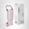 image:imageSimple Modern Trek Pivot  40oz Flip Straw Tumbler with Handle  Water Bottle amp Boot  Interchangeable Straw amp Chug Lids  Insulated Stainless Steel Jug  Gym Sports Outdoors  Sea Glass SageLavender Mist
