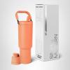 image:imageSimple Modern Trek Pivot  40oz Flip Straw Tumbler with Handle  Water Bottle amp Boot  Interchangeable Straw amp Chug Lids  Insulated Stainless Steel Jug  Gym Sports Outdoors  Sea Glass SageClementine