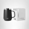image:imageSimple Modern Voyager Signature Mug  Travel Coffee Tumbler with 360 Lid and Handle  CeramicLined Insulated Stainless Steel Iced Cold Brew Cup  12oz Forest Midnight Black