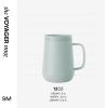 image:imageSimple Modern Voyager Signature Mug  Travel Coffee Tumbler with 360 Lid and Handle  CeramicLined Insulated Stainless Steel Iced Cold Brew Cup  12oz ForestSea Glass Sage