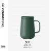 image:imageSimple Modern Voyager Signature Mug  Travel Coffee Tumbler with 360 Lid and Handle  CeramicLined Insulated Stainless Steel Iced Cold Brew Cup  12oz ForestForest
