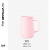image:imageSimple Modern Voyager Signature Mug  Travel Coffee Tumbler with 360 Lid and Handle  CeramicLined Insulated Stainless Steel Iced Cold Brew Cup  12oz ForestBlush