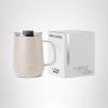 image:imageSimple Modern Voyager Signature Mug  Travel Coffee Tumbler with 360 Lid and Handle  CeramicLined Insulated Stainless Steel Iced Cold Brew Cup  12oz ForestAlmond Birch