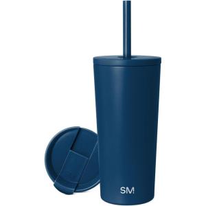image:imageSimple Modern Insulated Tumbler with Lid and Straw  Iced Coffee Cup Reusable Stainless Steel Water Bottle Travel Mug  Gifts for Women Men Her Him  Classic Collection  24oz  Lavender MistSlumberland