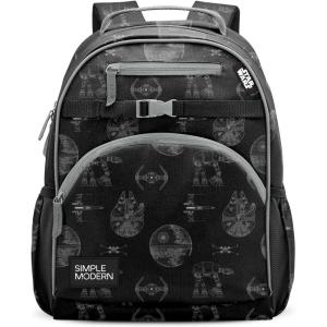 image:imageSimple Modern Medium Disney Toddler Backpack for School Girls and Boys  Kindergarten Elementary Kids Backpack  Fletcher Collection  Kids  15 tall  The Little Mermaid Ariels TreasuresStar Wars Vehicle Schematics