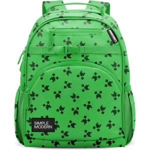 image:imageSimple Modern Medium Disney Toddler Backpack for School Girls and Boys  Kindergarten Elementary Kids Backpack  Fletcher Collection  Kids  15 tall  The Little Mermaid Ariels TreasuresMinecraft Creeper