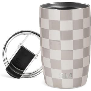 image:imageSimple Modern Travel Coffee Mug Tumbler with Flip Lid  Reusable Insulated Stainless Steel Cold Brew Iced Coffee Cup Thermos  Gifts for Women Men Him Her  Voyager Collection  16oz  Midnight Black  with Flip Lid Reusable Insulated Cold Brew Iced Coffee Cup ThermosPattern Checkmate