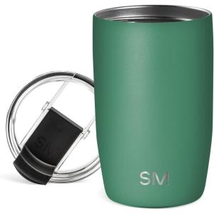 image:imageSimple Modern Travel Coffee Mug Tumbler with Flip Lid  Reusable Insulated Stainless Steel Cold Brew Iced Coffee Cup Thermos  Gifts for Women Men Him Her  Voyager Collection  16oz  Midnight Black  with Flip Lid Reusable Insulated Cold Brew Iced Coffee Cup ThermosBasil