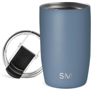image:imageSimple Modern Travel Coffee Mug Tumbler with Flip Lid  Reusable Insulated Stainless Steel Cold Brew Iced Coffee Cup Thermos  Gifts for Women Men Him Her  Voyager Collection  16oz  Midnight Black  with Flip Lid Reusable Insulated Cold Brew Iced Coffee Cup ThermosBlue Dune