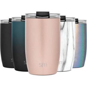 image:imageSimple Modern Travel Coffee Mug Tumbler with Flip Lid  Reusable Insulated Stainless Steel Cold Brew Iced Coffee Cup Thermos  Gifts for Women Men Him Her  Voyager Collection  16oz  Midnight Black  with Flip Lid Reusable Insulated Cold Brew Iced Coffee Cup ThermosRose Gold