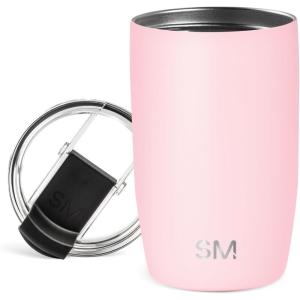 image:imageSimple Modern Travel Coffee Mug Tumbler with Flip Lid  Reusable Insulated Stainless Steel Cold Brew Iced Coffee Cup Thermos  Gifts for Women Men Him Her  Voyager Collection  16oz  Midnight Black  with Flip Lid Reusable Insulated Cold Brew Iced Coffee Cup ThermosBlush