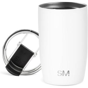 image:imageSimple Modern Travel Coffee Mug Tumbler with Flip Lid  Reusable Insulated Stainless Steel Cold Brew Iced Coffee Cup Thermos  Gifts for Women Men Him Her  Voyager Collection  16oz  Midnight Black  with Flip Lid Reusable Insulated Cold Brew Iced Coffee Cup ThermosWinter White