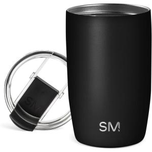 image:imageSimple Modern Travel Coffee Mug Tumbler with Flip Lid  Reusable Insulated Stainless Steel Cold Brew Iced Coffee Cup Thermos  Gifts for Women Men Him Her  Voyager Collection  16oz  Midnight Black  with Flip Lid Reusable Insulated Cold Brew Iced Coffee Cup Thermos Midnight Black