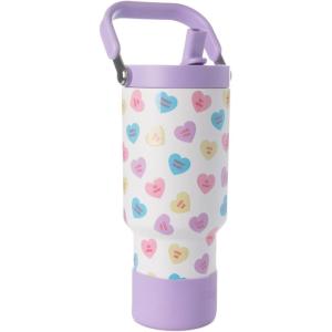 image:imageSimple Modern Trek Pivot  40oz Flip Straw Tumbler with Handle  Water Bottle amp Boot  Interchangeable Straw amp Chug Lids  Insulated Stainless Steel Jug  Gym Sports Outdoors  Sea Glass SageWord Hearts