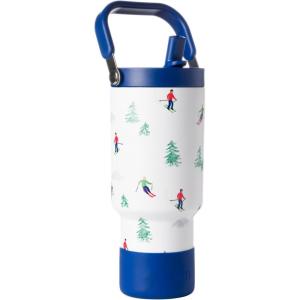 image:imageSimple Modern Trek Pivot  40oz Flip Straw Tumbler with Handle  Water Bottle amp Boot  Interchangeable Straw amp Chug Lids  Insulated Stainless Steel Jug  Gym Sports Outdoors  Sea Glass SagePattern Downhill Skiing