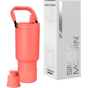 image:imageSimple Modern Trek Pivot  40oz Flip Straw Tumbler with Handle  Water Bottle amp Boot  Interchangeable Straw amp Chug Lids  Insulated Stainless Steel Jug  Gym Sports Outdoors  Sea Glass SageHonolulu