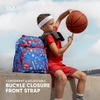image:imageSimple Modern Large Minecraft Kids Backpack for School Girls and Boys  Elementary Backpack for Teen  Fletcher Collection  Kids  16 tall  Minecraft MashupStar Wars Stripes